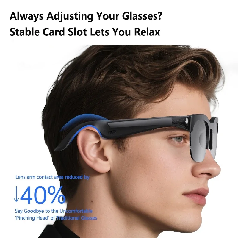 Smart Glasses Lens - Lenovo 8k Smart Ai-bril 1800mp Vertaling