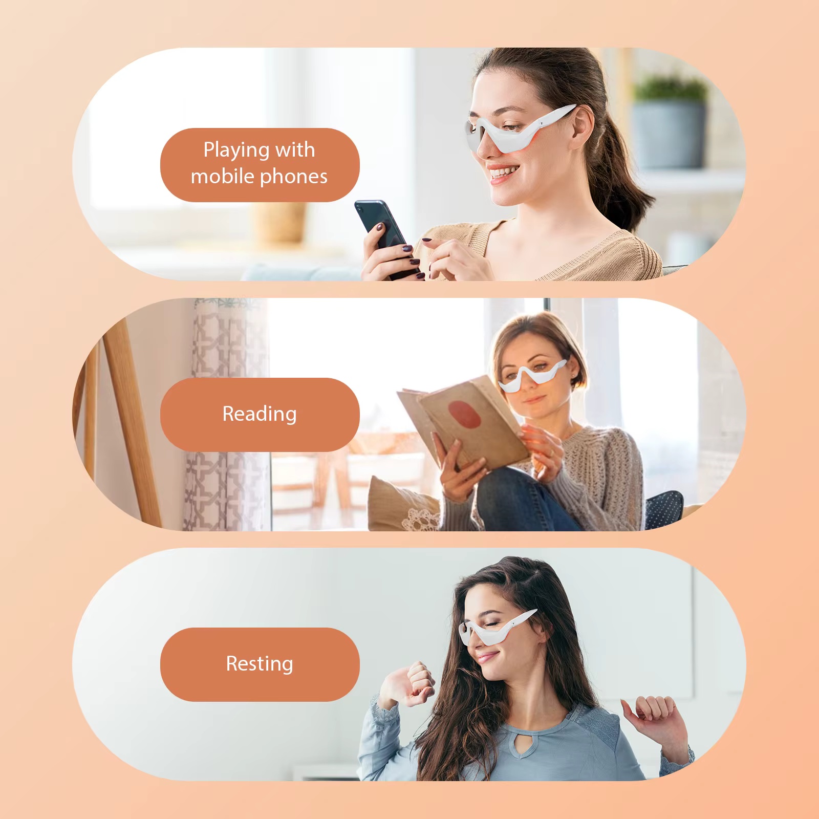 EMS Rood Licht Oogmassagebril  - Light Therapy Glasses recensie en prijs